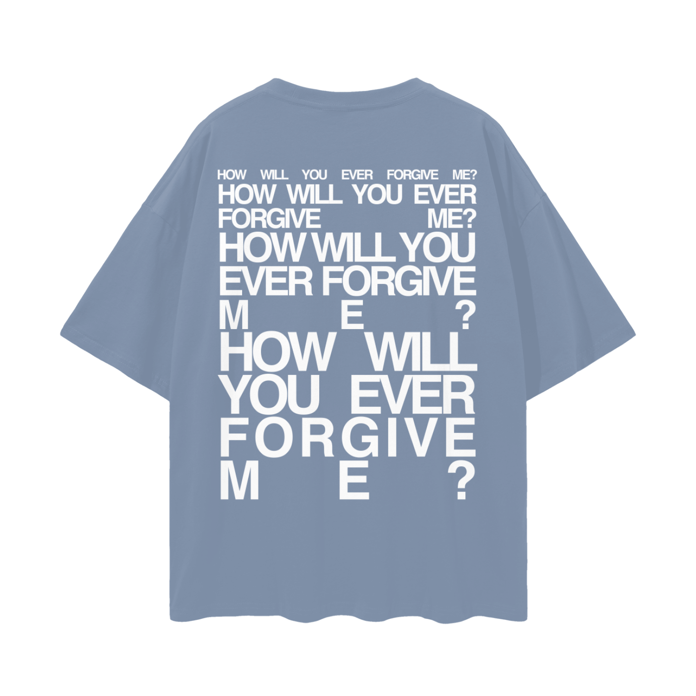how will you ever forgive me logo tee